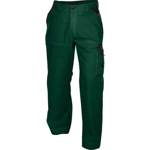 Dassy Nashville Tweekleurige werkbroek 200658 - binnenbeenlengte Standaard (81-86 cm) - Flessengroen/Zwart - 62 Dassy Nashville Tweekleurige werkbroek 200658 - binnenbeenlengte Standaard (81-86 cm) - Flessengroen/Zwart - 62