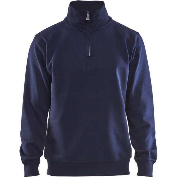 Blåkläder 3365-1048 Sweatshirt Jersey (1/2 Rits) Marineblauw maat 4XL Blåkläder 3365-1048 Sweatshirt Jersey (1/2 Rits) Marineblauw maat 4XL