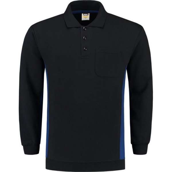 Tricorp Bi-Color Polo/Sweater - Workwear - 302001 - navy / koningsblauw - maat XS Tricorp Bi-Color Polo/Sweater - Workwear - 302001 - navy / koningsblauw - maat XS