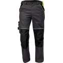 Werkbroek/worker Knoxfield antraciet/geel, maat 58