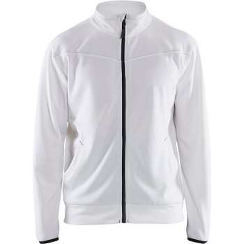 Blåkläder 3362-2526 Service Sweatshirt met rits Wit/Donkergrijs maat XL
