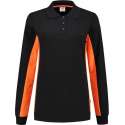 Tricorp Dames Polosweater Bicolor 2002 - Zwart | Oranje