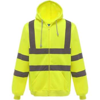 RWS vest, met rits en capuchon, S t/m 3XL XL Geel