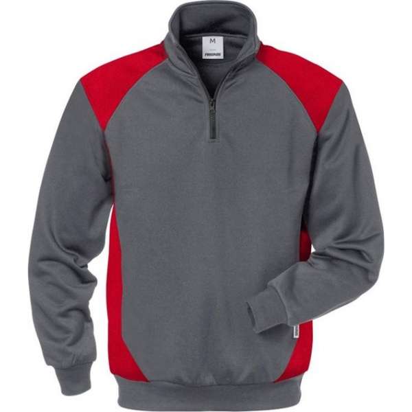Fristads Sweater Met Korte Rits L Fristads Sweater Met Korte Rits L