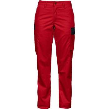 Projob Prio Dames Werkbroek - Rood - 2519 - maat 48