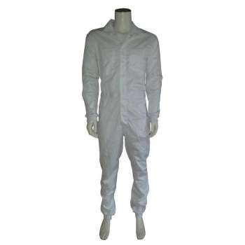 GAEVE Foodoverall polyester/katoen met manchetten wit maat 46