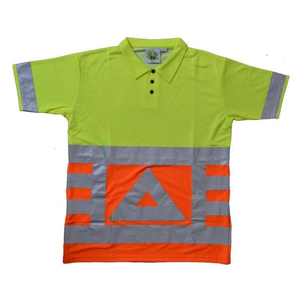 GWN verkeersregelaarspolo korte mouwen - Maat 4XL GWN verkeersregelaarspolo korte mouwen - Maat 4XL