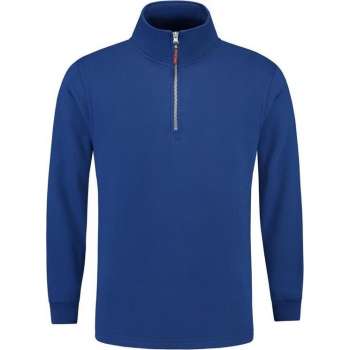Tricorp Sweater ritskraag - Casual - 301010 - koningsblauw - maat XXL