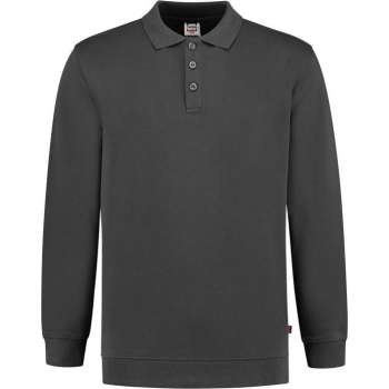 Tricorp Polo Sweater Boord 60°C Wasbaar 301016 Donker Grijs - Maat L