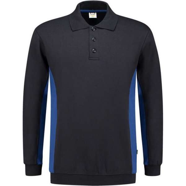 Tricorp 302003 Polosweater Bicolor Marineblauw/Korenblauw maat XXXL Tricorp 302003 Polosweater Bicolor Marineblauw/Korenblauw maat XXXL