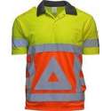 Top verkeersregelaars polo unisex korte mouw maat 7XL