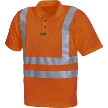 Blåkläder 3311-1972 Piqué Polo High Vis Oranje maat M