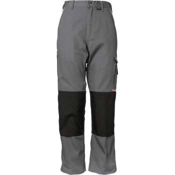 PLANAM werkbroek Canvas 320, grijs/zwart, meerdere maten 52