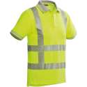 Santino poloshirt Venice met RWS reflectie - 200172 - fluor geel - maat S