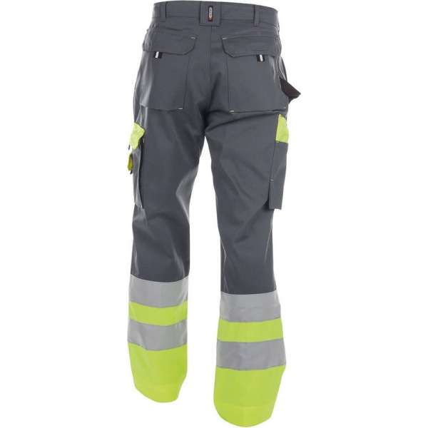 Dassy Omaha Hoge zichtbaarheidsbroek 200620 (300 g/m2) - binnenbeenlengte Standaard (81-86 cm) - Marineblauw/Fluogeel - 54 Dassy Omaha Hoge zichtbaarheidsbroek 200620 (300 g/m2) - binnenbeenlengte Standaard (81-86 cm) - Marineblauw/Fluogeel - 54