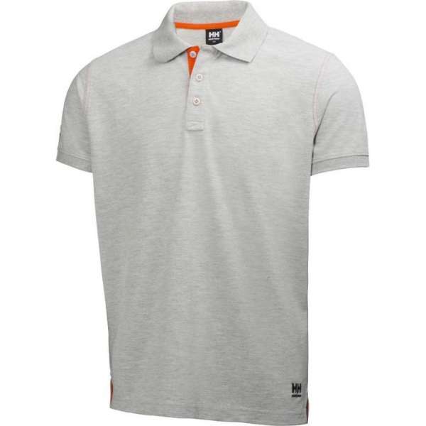 Helly Hansen Oxford Polo Grijs Melange Helly Hansen Oxford Polo Grijs Melange