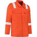 Dapro Roughneck Multinorm Zomer Jas - Maat 58 - Oranje - Vlamvertragend , antistatisch , vlamboog en lasnorm