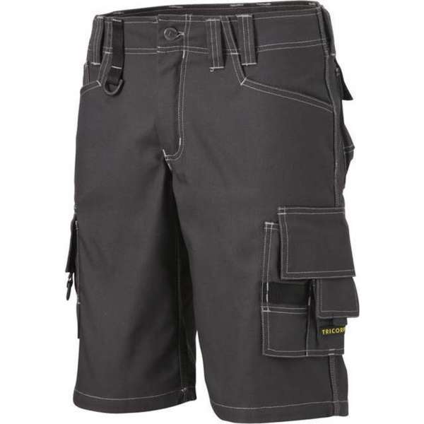 Tricorp Worker Canvas kort - Workwear - 502006 - Donkergrijs - maat 62