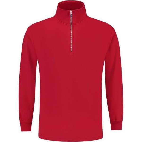 Tricorp Sweater ritskraag - Casual - 301010 - Rood - maat 3XL Tricorp Sweater ritskraag - Casual - 301010 - Rood - maat 3XL