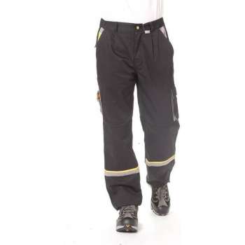 Werkbroek, kleur zwart/grijs, maat 46