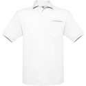 Polo B&C Safran Pocket Kleur White Maat M (onbedrukt - 2 stuks)