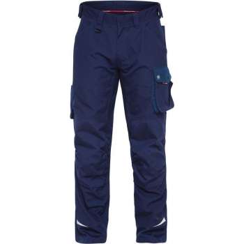 F. Engel 2810-254 Werkbroek Inkt Blauw/Diesel Blauw maat 52