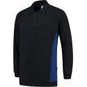 Tricorp polosweater Bi-Color - Workwear - 302001 - navy-koningsblauw - maat 5XL
