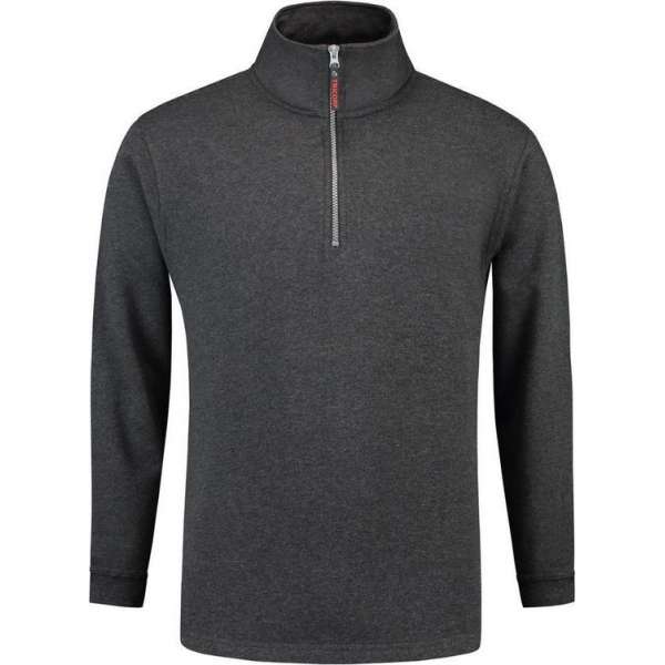 Tricorp Sweater ritskraag - Casual - 301010 - Antracietgrijs - maat 3XL Tricorp Sweater ritskraag - Casual - 301010 - Antracietgrijs - maat 3XL