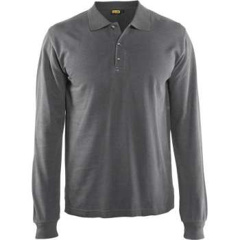 Blåkläder 3388-1050 Piqué long sleeve Grijs maat XS