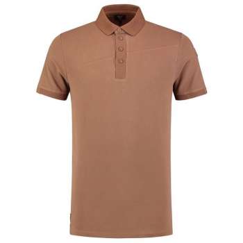 Tricorp Poloshirt Premium Naden 204002 Bruin  - Maat XXL