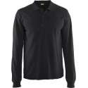 Blåkläder 3388-1050 Piqué long sleeve Zwart maat 4XL