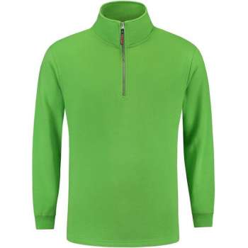 Tricorp 301010 Sweater Ritskraag Lime maat XL