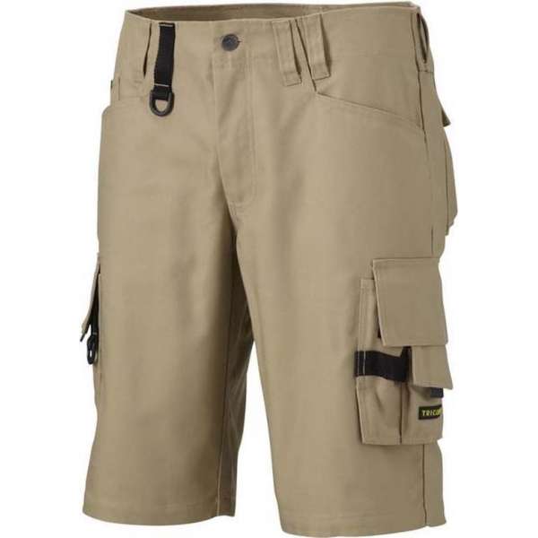 Tricorp Werkbroek Canvas kort 502006 Khaki - Maat 64 Tricorp Werkbroek Canvas kort 502006 Khaki - Maat 64