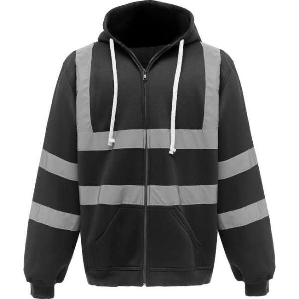 RWS vest, met rits en capuchon, S t/m 3XL S Zwart RWS vest, met rits en capuchon, S t/m 3XL S Zwart
