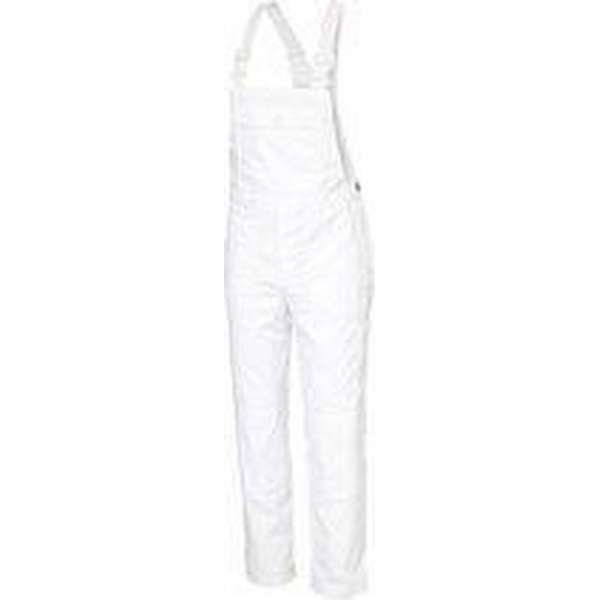 Ultimate Workwear - Amerikaanse Overall WANGEN (tuinbroek, BIB, bretelbroek) - polyester/katoen 245g/m2- Wit Ultimate Workwear - Amerikaanse Overall WANGEN (tuinbroek, BIB, bretelbroek) - polyester/katoen 245g/m2- Wit