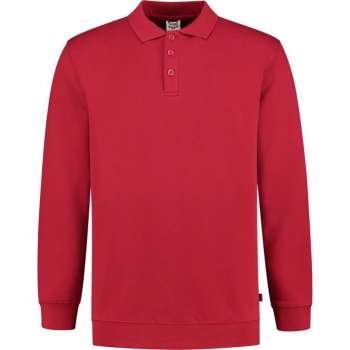 Tricorp Polo Sweater Boord 60°C Wasbaar 301016 Rood - Maat 3XL