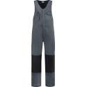 Yoworkwear Bodybroek katoen/polyester grijs-zwart maat 56