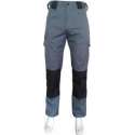 Yoworkwear Werkbroek katoen/polyester grijs-zwart maat 51
