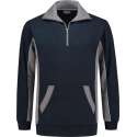 Workman Zipper Sweater Bi-Colour - 2702 navy/grijs - Maat 3XL