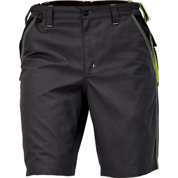 Knoxfield short / werkbroek kort antraciet/geel maat 48 Knoxfield short / werkbroek kort antraciet/geel maat 48