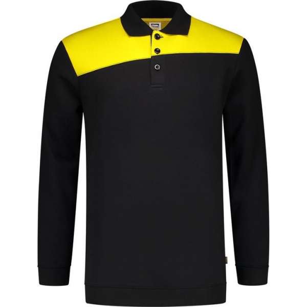 Tricorp Polosweater Bicolor Naden 2004 - Zwart | Geel