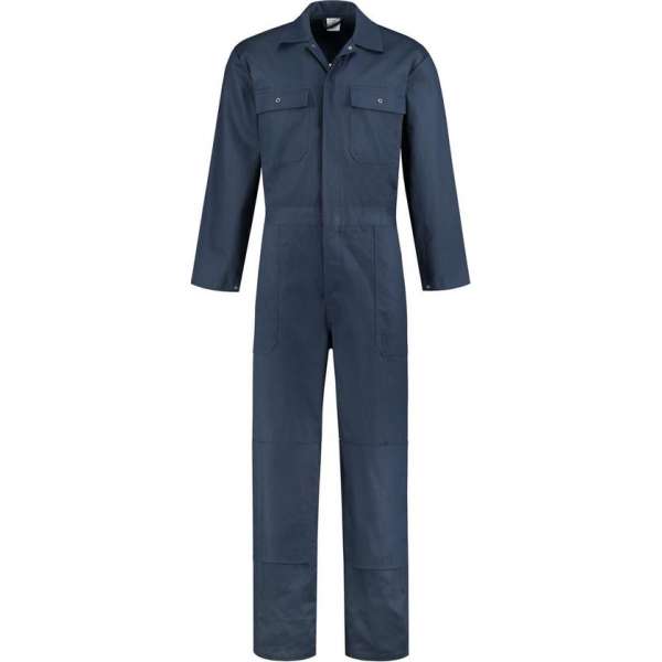 GAEVE Overall 100% katoen met kniezakken navy maat 56 GAEVE Overall 100% katoen met kniezakken navy maat 56