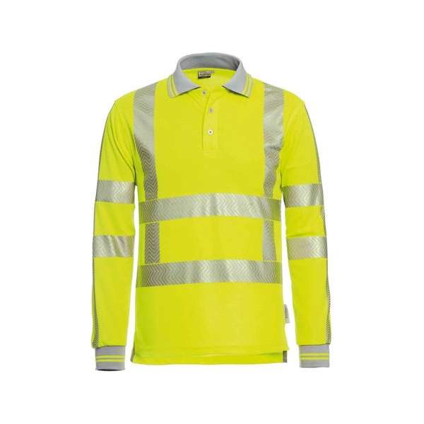 Santino Hivis poloshirt Vancouver - fluor oranje - maat XL Santino Hivis poloshirt Vancouver - fluor oranje - maat XL