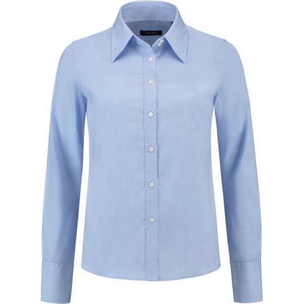 Tricorp Dames blouse Oxford basic-fit - Corporate - 705001 - Blauw - maat 38 Tricorp Dames blouse Oxford basic-fit - Corporate - 705001 - Blauw - maat 38