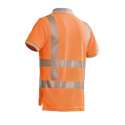 Santino poloshirt Venice met RWS reflectie - 200172 - fluor oranje - maat L