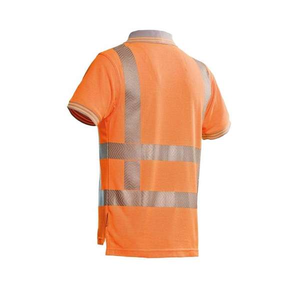 Santino poloshirt Venice met RWS reflectie - 200172 - fluor oranje - maat L Santino poloshirt Venice met RWS reflectie - 200172 - fluor oranje - maat L