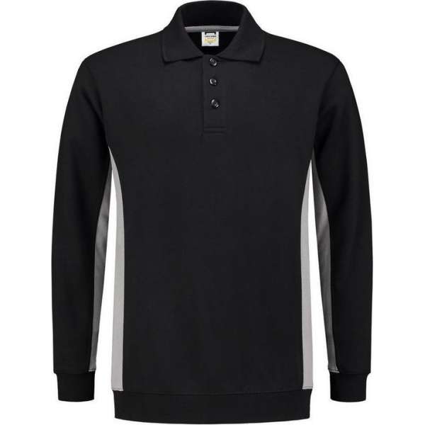Tricorp 302003 Polosweater Bicolor Zwart/Grijs maat 7XL