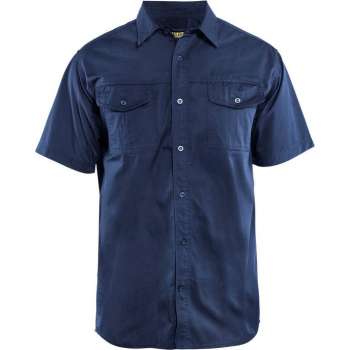 Blåkläder 3296-1190 Overhemd korte mouw Marineblauw maat M
