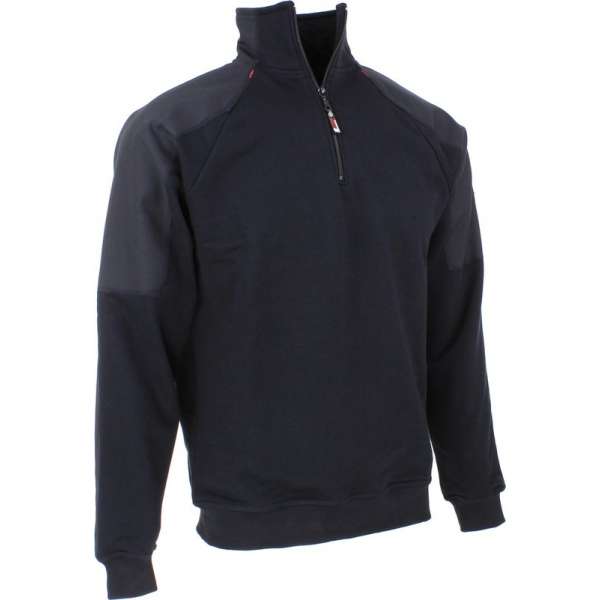 KRB Workwear® KALEB Zip Sweater Marineblauw/GrijsXXL KRB Workwear® KALEB Zip Sweater Marineblauw/GrijsXXL