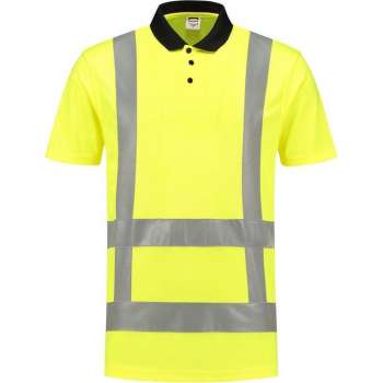 Tricorp polo RWS Birdseye - fluor geel - 203006 - maat 5XL